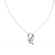 Nature Inspired Marquise Moissanite Diamond Leafy Pendant - View 7