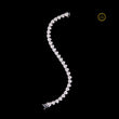 Luxury Heart Diamond Bangle VVS1 Lab-Grown Bridal Jewelry Ivevar - View 3