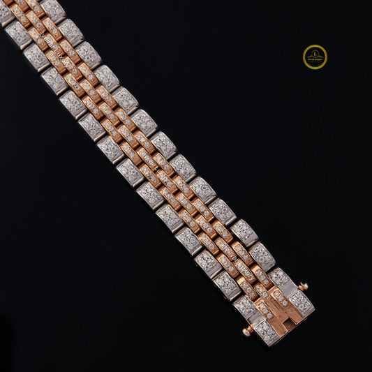 Luxury Moissanite Diamond Unisex Stylish Friendly Diamond Bracelet by Ivevar - View 2