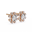 Luxury Round Lab Created Diamond Unmatched Brilliance & Craftsmanship Earring in Round Cut - View 8