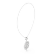 Intricate Oval Lab Grown Diamond Marquise Sunburst Halo Pendant - View 12