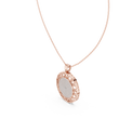 Circular Medallion Pendant with Cluster Round Lab Grown Diamond - View 11