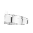 Round Cut Moissanite Diamond Men's Architectural Equalizer Pave Statement Ring - View 12