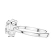 Modern Bezel Set Oval Moissanite Diamond Solitaire Engagement Ring - View 9