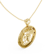 Inspirational Earth Motif Statement Charm Featuring Round Lab Grown Diamond - View 7
