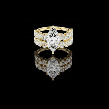 Marquise Cut Lab Diamond Ring For Everlasting