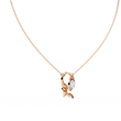 Nature Inspired Marquise Lab Diamond Leafy Pendant - View 6