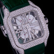 Masterpiece Dual Time Collection Skeleton Moissanite Diamond Artistry And Precision Chronograph Excellence - View 7