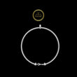 Minimalist Marquise Lab Diamond Twisted Rope Bangle For Her - View 2