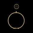 Minimalist Marquise Lab Diamond Twisted Rope Bangle For Her - View 3