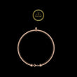 Minimalist Marquise Lab Diamond Twisted Rope Bangle For Her - View 4