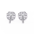 Modern Lab Grown Round Cut Diamond Earring Designs Wear Innovation For Every Look - View 5