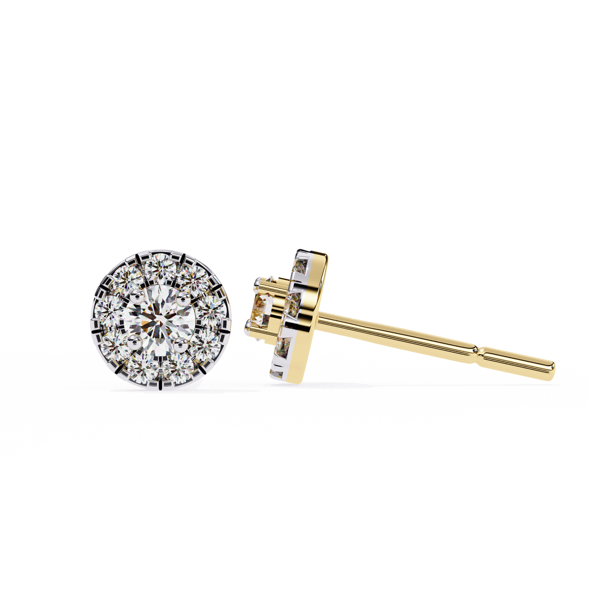 Modern Moissanite Round Cut Diamond Earring Designs Wear Innovation For Every Look - View 2