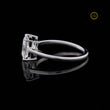 Modern Princess Cut Lab Diamond Solitaire Engagement Ring - View 4