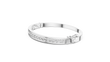 Round Cut Moissanite Diamond Hinged Bangle with Channel Setting - View 6