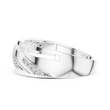 Round Cut Lab Grown Diamond Men's Unique Architectural Bypass Engagement Ring - View 12