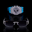 Moissanite Diamond Elite Collection Luxury Chronograph Timepiece And Signature Diamond Eyewear Set