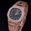 Moissanite Diamond Legacy Collection Rose Gold And Platinum Luxury Timepieces Crafted for Ultimate Prestige - View 3