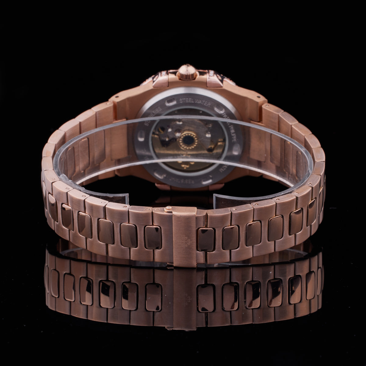 Moissanite Diamond Legacy Collection Rose Gold And Platinum Luxury Timepieces Crafted for Ultimate Prestige - View 5