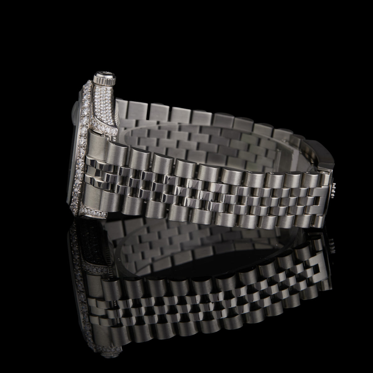 Moissanite Diamond Legacy Collection Rose Gold And Platinum Luxury Timepieces Crafted for Ultimate Prestige - View 8