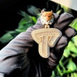 Moissanite Diamond Tiger Head Pendant Necklace by Ivevar - View 3