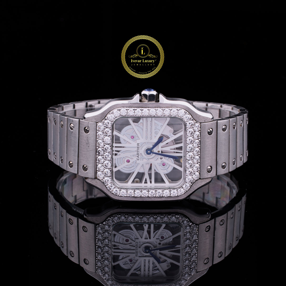 Moissanite Diamond Timepiece Collection Exclusive Skeleton And Pavé Diamond Luxury Watches for Japan Collectors - View 6