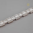 Moissanite Infinity Link Bracelet - VVS Moissanite Diamond Jewelry by Ivevar - View 4