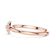 Vintage Round Lab Diamond Cluster Delicate Ring - View 9