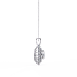 Round Sunburst Inspired Lab Grown Diamond Necklace - View 7