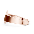 Round Cut Lab Grown Diamond Men's Modern Three Cluster Statement Ring - View 11