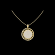 Circular Medallion Pendant with Cluster Round Lab Grown Diamond