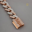 Personalized Rose Gold Moissanite Diamond Custom Bracelet by Ivevar - View 4