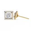 Precious Adornments Lab Grown Princess Cut Diamond Earrings Unparalleled Elegance - View 3