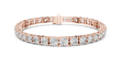 Round Lab Diamond Tennis Bracelet For Her Jewelry - View 2
