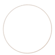 East West Oval Cut Lab Grown Diamond Tennis Necklace - View 5