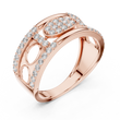 Round Cut Lab Grown Diamond Men's Oval Medallion Openwork Gold Ring - View 5