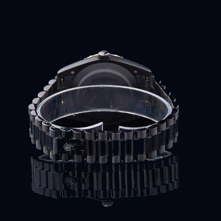 Prestige Black And Rose Gold Crystal Timepiece Luxury Watch Collection By Ivevar - View 8