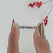 Emerald Cut Lab Diamond Shared Prong Full Eternity Wedding Band