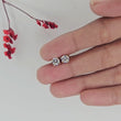 Round Brilliant Cut Lab Grown Diamond Classic Solitaire Stud Earrings