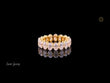 Oval Cut Moissanite Diamond Full Eternity Wedding Band