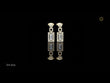 Art Deco Rectangular Halo Emerald Cut Lab Grown Diamond Chandelier Drop Earring