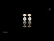 Pear Shape Lab Grown Diamond Miniature Halo Drop Earrings With Push Back