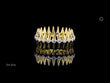 Spiked Bezel Set Round Moissanite Diamond Eternity Ring