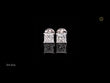 Princess Lab Diamond Classic Solitaire Stud Earrings with Four Prong Crown