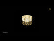 Round Cut Moissanite Diamond Men's Wide Diagonal Channel Set Band