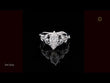 Marquise Cut Moissanite Diamond Solitaire Vine Ring with Leaf Accents