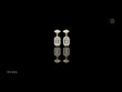 Scalloped Floating Halo Round Lab Grown Diamond Stud Earring