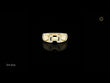 Round Cut Lab Grown Diamond Men's Equestrian Openwork Link Wedding Band