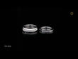 Round Moissanite Diamond Channel Set Wedding Band