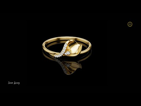 Nature Inspired Lab Grown Diamond Promise Ring For Women